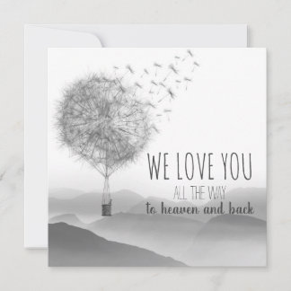 Cartão Lief condoleance kaartje met paardebloemen |