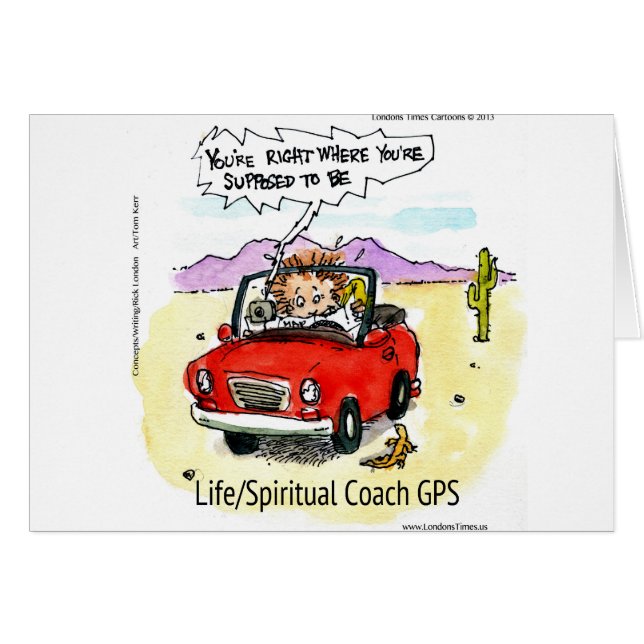 Cartão Life Coach GPS (Frente Horizontal)