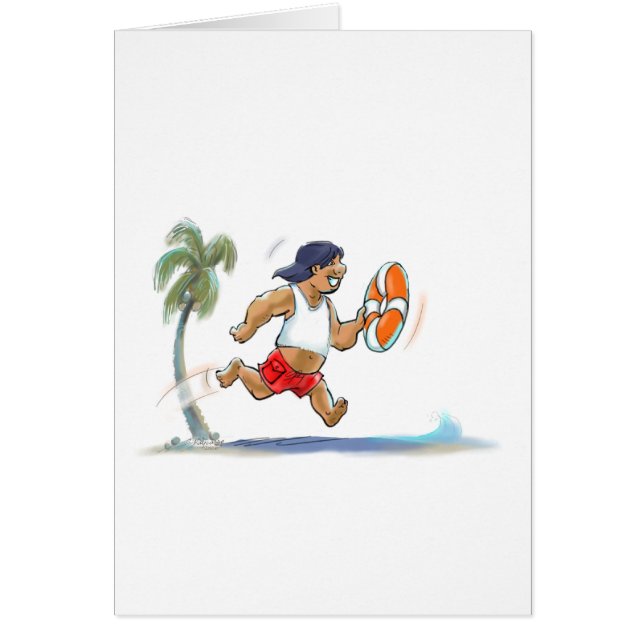 Cartão LiFeGuArD havaiano (Frente)