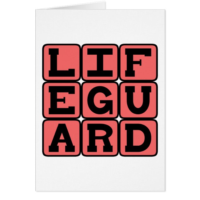 Cartão Lifeguard, Watchdog Aquático (Frente)