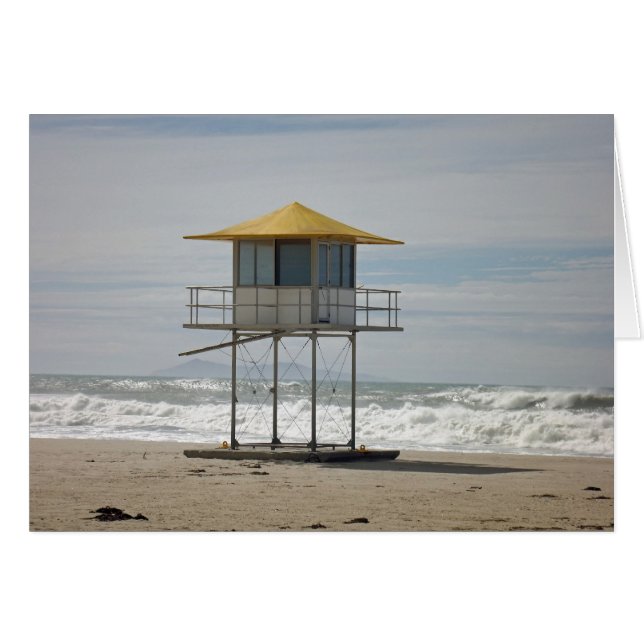 Cartão Lifeguards Hut (Frente Horizontal)