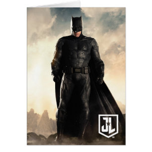 Cartão Liga da Justiça Batman No Campo De Batalha