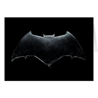 Cartão Liga da Justiça | Símbolo de Batman Metálico