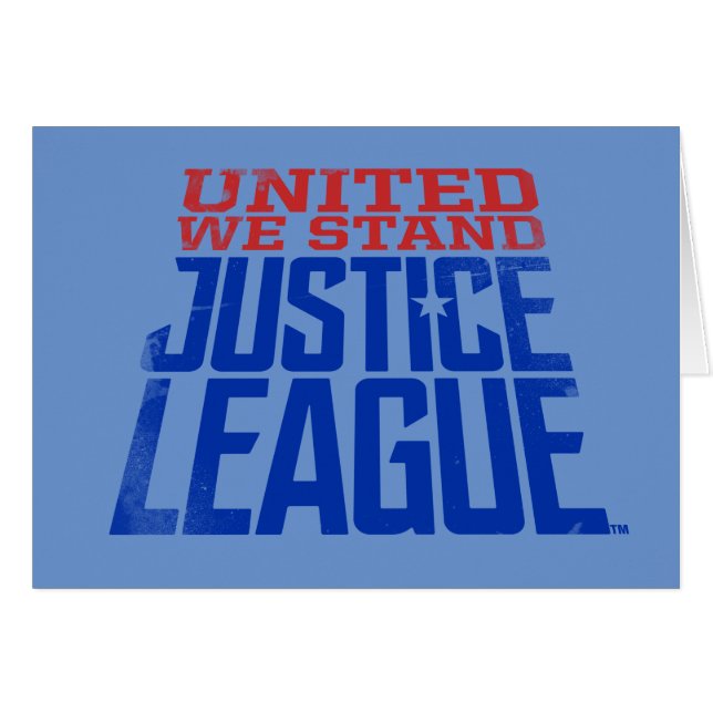Cartão Liga da Justiça | United We Stand Graphic (Frente Horizontal)