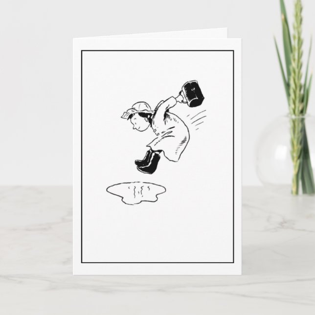 Cartão Ligação em ponte de poça (Frente)