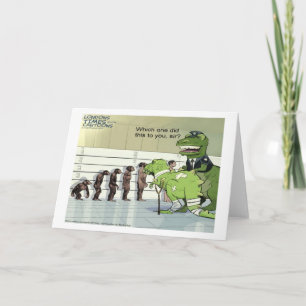 Cartão Ligação Pré-Histórica da Polícia 