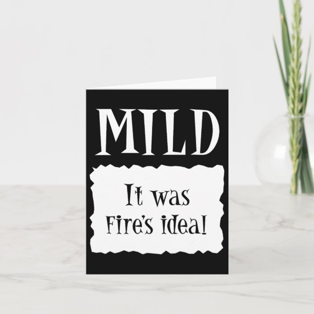 Cartão Ligeiro - Hot Packet Halloween Taco Costume 1 (Frente)