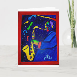 Cartão Like Jazz Man by Piliero