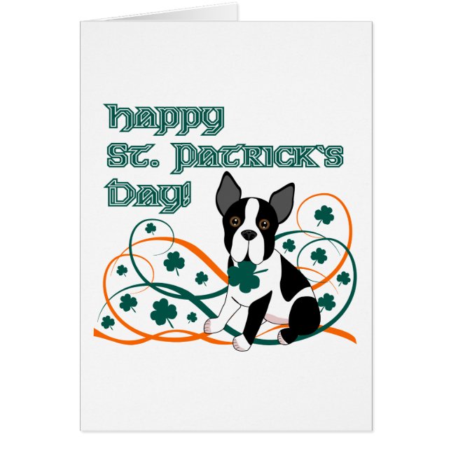 Cartão Lil afortunado Terrier (Frente)