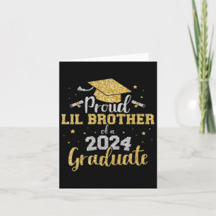 Cartão Lil Brother Cl De Graduação De Mais velho De 2024