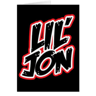 Cartão Lil Jon "logotipo básico "