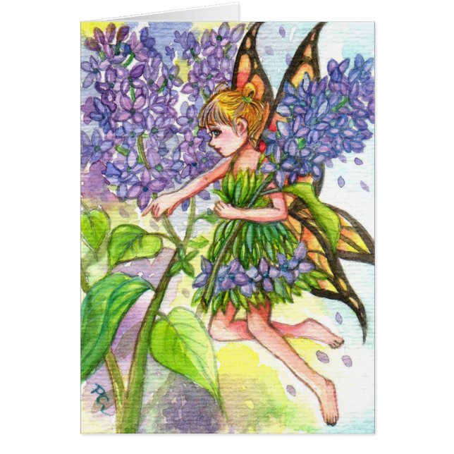 Cartão Lilac Fairy (Frente)
