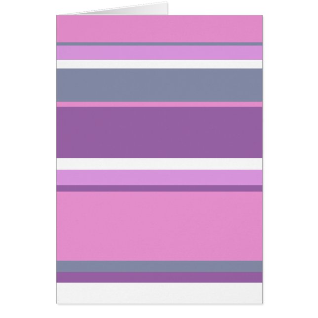 Cartão Lilac stripes (Frente)