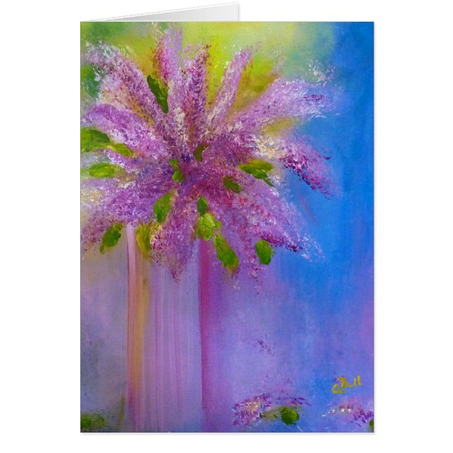 Cartão Lilacs (Frente)