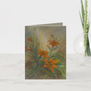 Cartão Lilases Tigres 4 x 5.6"