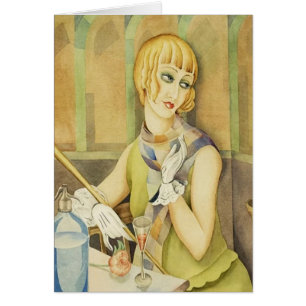 Cartão Lili Elbe de Gerda Wegener [1886 - 1940]