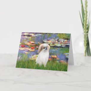 Cartão Lilies 2 - Japanese Chin (L2)