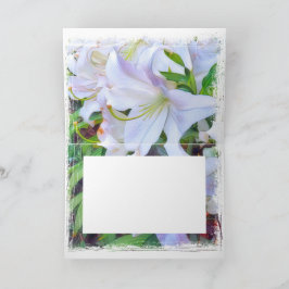 Cartão Lilium "Casa Blanca" [Cartão Saudável]