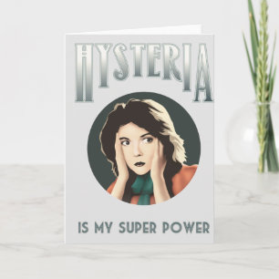 Cartão Lillian Gish Gets Hysterical