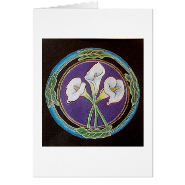 CARTÃO LILLY DO CALLA - BELEZA MAGNÍFICA (Frente)