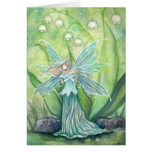 Cartão Lily do vale Fairy Card