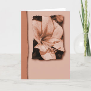 Cartão Lily greeting card