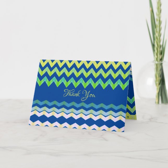 Cartão Limão Azul com Amarelo (Frente)