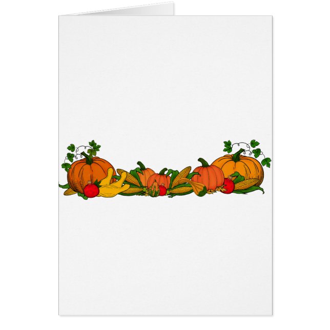 Cartão limite de outono (Frente)