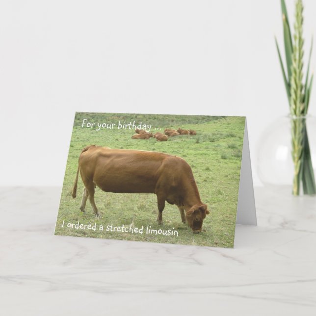 Cartão Limo esticado! (Frente)