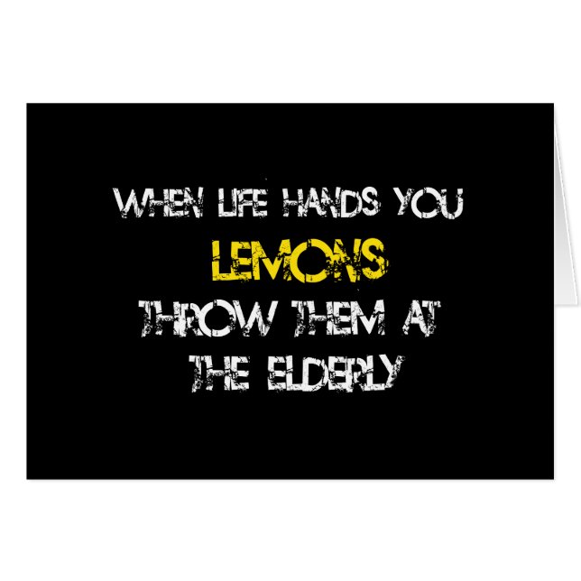 Cartão limões (Frente Horizontal)