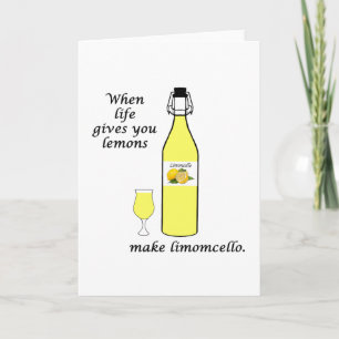 Cartão Limões para Limoncello