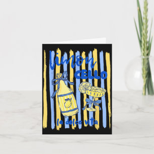Cartão Limoncello la dolce vita costa amalfi limão