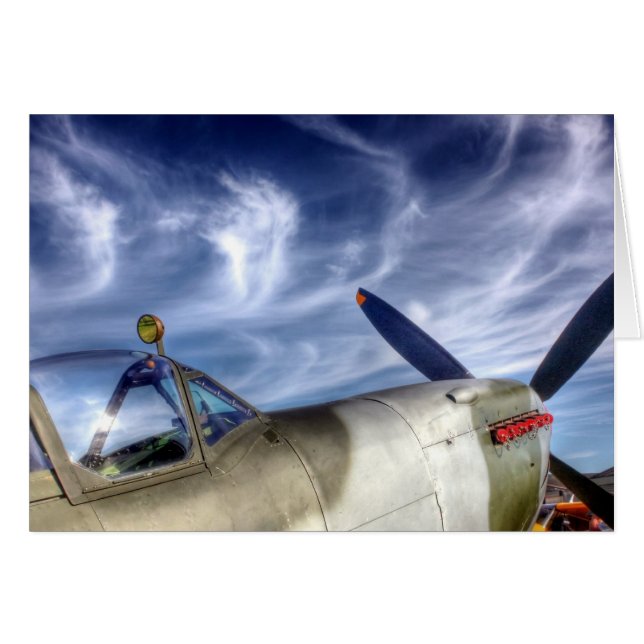 Cartão Limpar céus (Frente Horizontal)