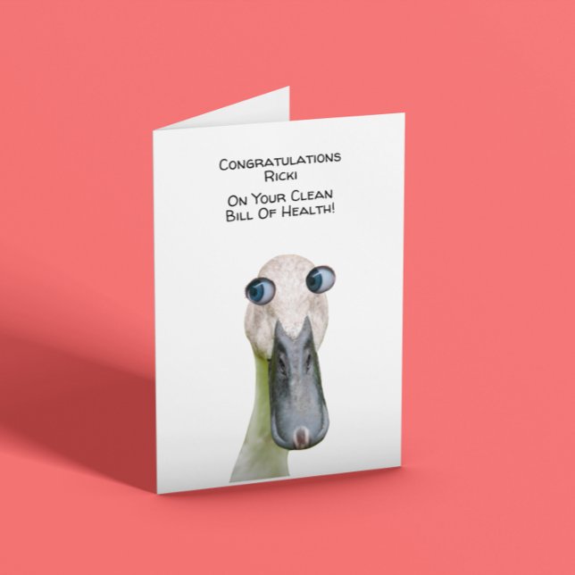 Cartão Limpar Lista de Integridade personalizável se recu (Criador carregado)