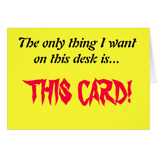 Cartão Limpar mesa (Frente Horizontal)