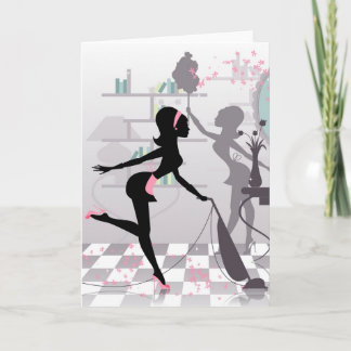 Cartão Limpeza de primavera