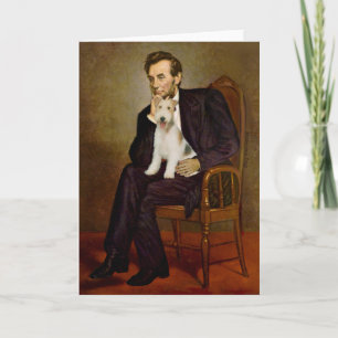 Cartão Lincoln - Wire Fox Terrier #1