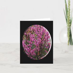 Cartão Linda árvore vermelha.....