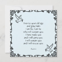 Linda Bíblia Verse Citação Isaiah 46:4