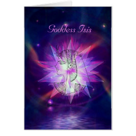 Cartão Linda Deusa Celestial Isis!