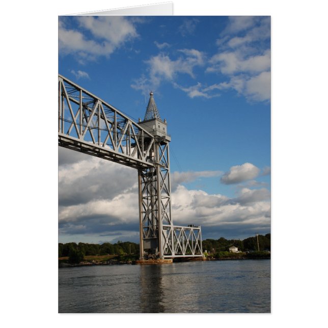 Cartão Linda ponte ferroviária (Frente)