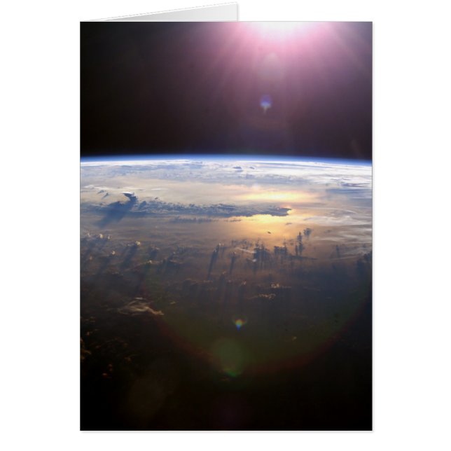 Cartão Linda Terra Yuri Gagarin (Frente)