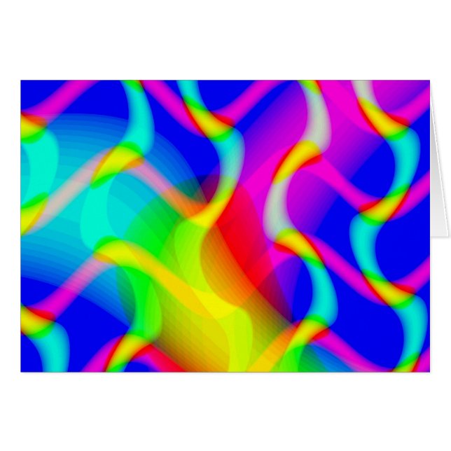 Cartão Lindas ondas (Frente Horizontal)