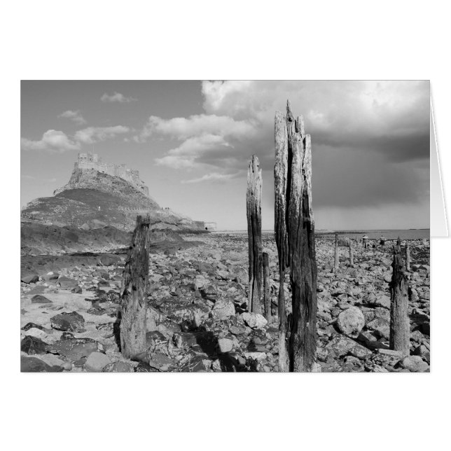 Cartão Lindisfarne Castle (Frente Horizontal)