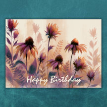 Lindo Aniversário Floral de Flores Silvestres de O