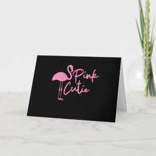 Cartão Lindo Flamingo Rosa Feminino   Rosa Fofo   Flaming