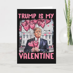 Cartão Lindo Trump do Dia dos Namorados É Meu Trump Valen