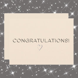 Cartão Linen Color Elegant All Occasion Congrats Flat