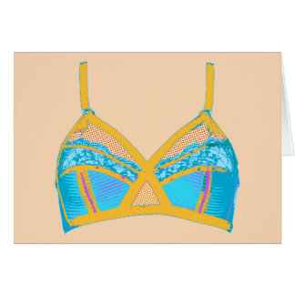 Cartão Lingerie do pop art