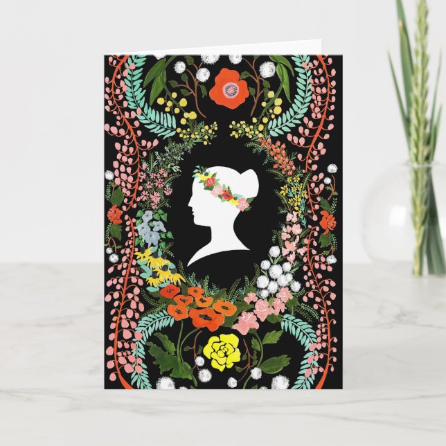 Cartão Língua das flores (Frente)